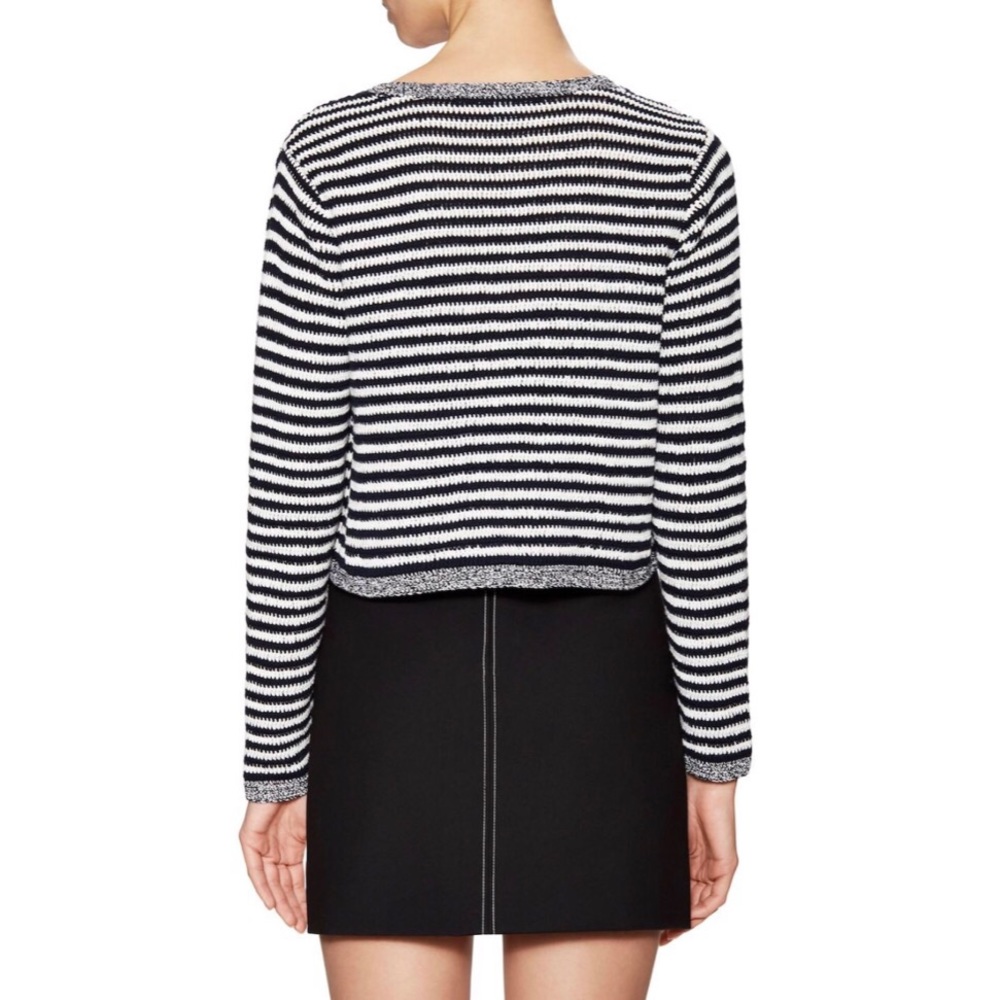 new DVF ☾ Striped Cardigan Sweater ☾ Midnight - Picture 2 of 16